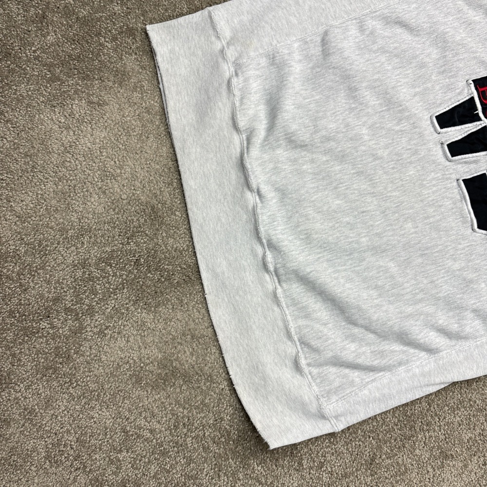 Vintage 90s Rugged Sweats WB Bobcats Reverse Weave Distressed Sweatshirt Large‎ - Picture 9 of 16